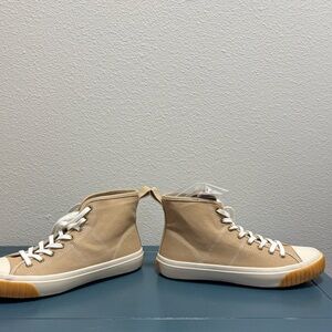 J. Crew Tan High-Top Sneakers sz 7